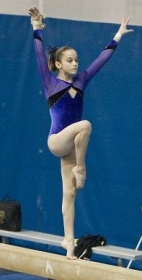 Sarah at the 2007 Region 8 Level 9/10 Regionals